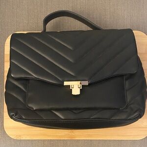 Black Quilted Handbag